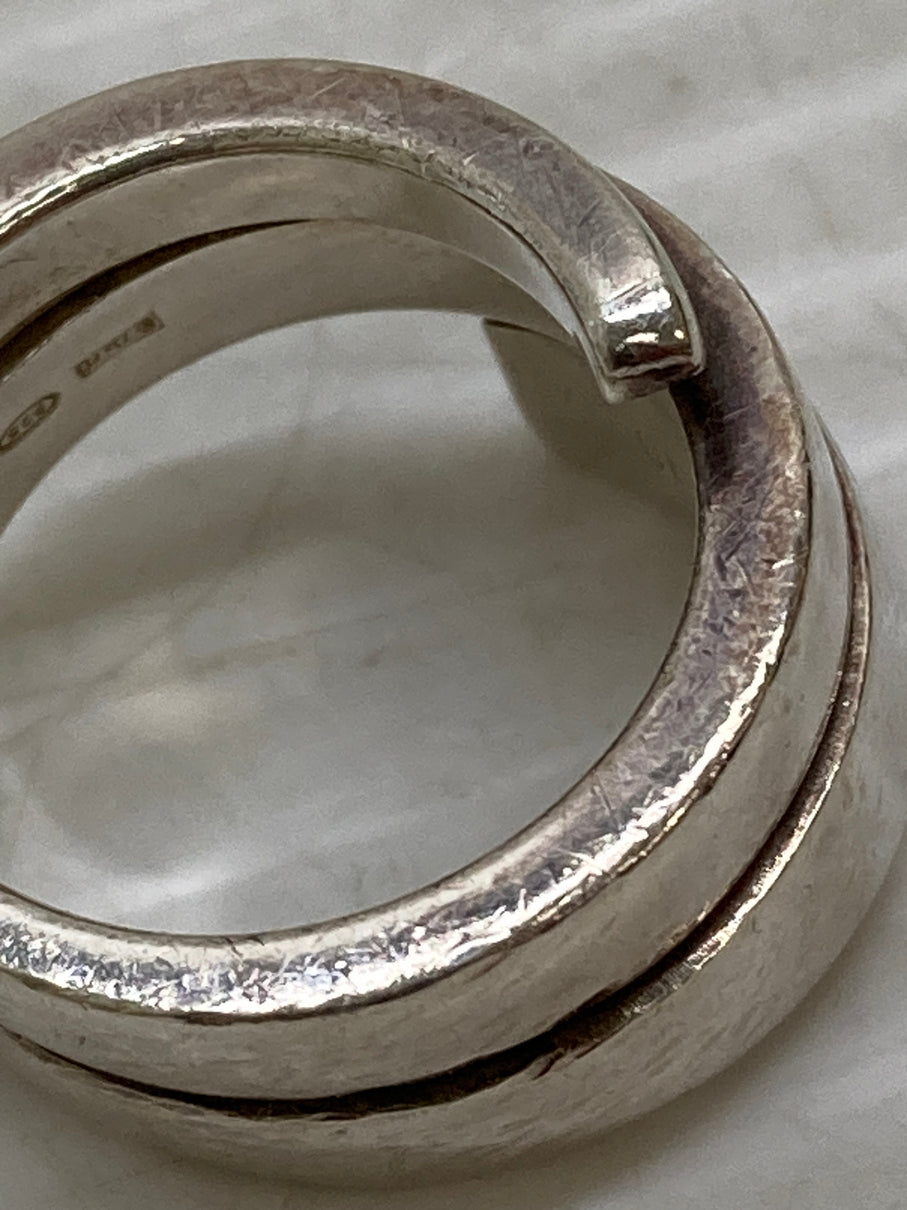 【中古品】【レディース】 GUCCI グッチ SNAKE SPIRAL RING リング 指輪 アクセサリー 182-250808-yn-07-min カラー：シルバー 万代Net店