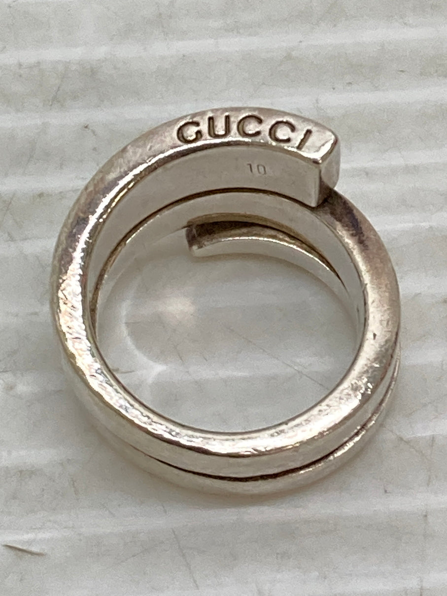 【中古品】【レディース】 GUCCI グッチ SNAKE SPIRAL RING リング 指輪 アクセサリー 182-250808-yn-07-min カラー：シルバー 万代Net店