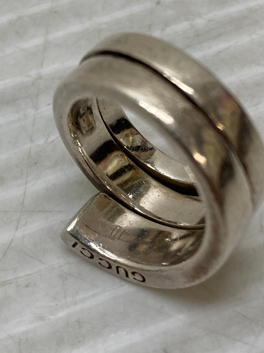 【中古品】【レディース】 GUCCI グッチ SNAKE SPIRAL RING リング 指輪 アクセサリー 182-250808-yn-07-min カラー：シルバー 万代Net店