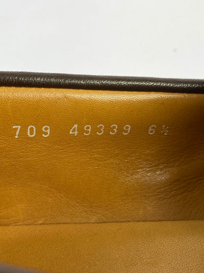 【中古品】【メンズ】 LANVIN ランバン ホースビット ローファー 靴 165-250807-jt-11-min サイズ：6 1/2 カラー：ブラウン 万代Net店