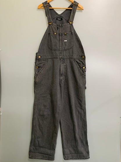 【中古品】【メンズ】 XLARGE エクストララージ × LEE リー オーバーオール LB0424 デニム メンズ 142-251003-em-02-min サイズ：L カラー：ブラック 万代Net店