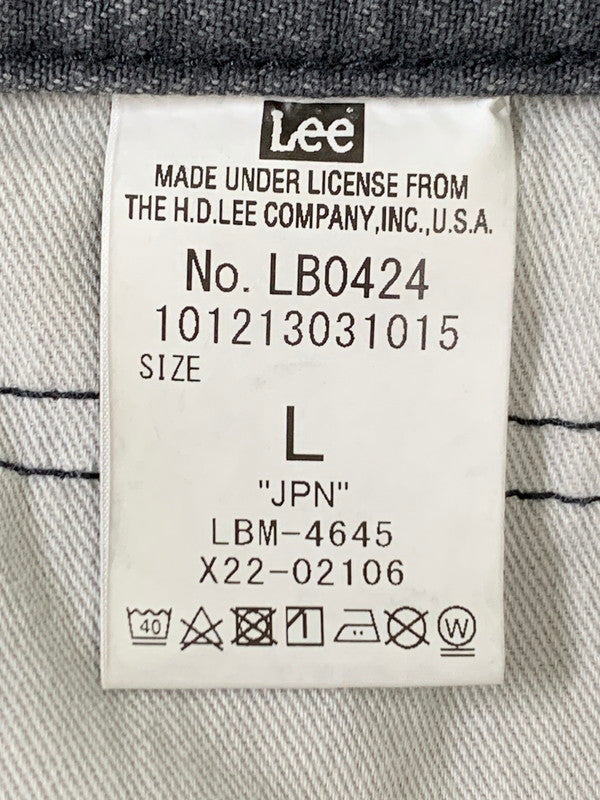 【中古品】【メンズ】 XLARGE エクストララージ × LEE リー オーバーオール LB0424 デニム メンズ 142-251003-em-02-min サイズ：L カラー：ブラック 万代Net店