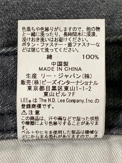 【中古品】【メンズ】 XLARGE エクストララージ × LEE リー オーバーオール LB0424 デニム メンズ 142-251003-em-02-min サイズ：L カラー：ブラック 万代Net店
