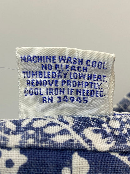 【中古品】【メンズ】 REYN SPOONER レインスプーナー 90S ALOHASHIRT 90年代 アロハシャツ トップス 146-250805-jt-08-min サイズ：M カラー：ネイビー/ホワイト 万代Net店