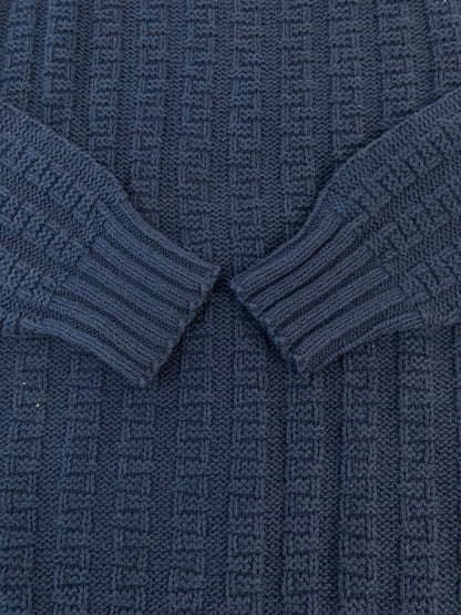 【中古品】【メンズ】 WOOLRICH ウールリッチ 80's KNIT 80年代 USA製 ニット トップス 146-250809-yn-28-min サイズ：XL カラー：ネイビー 万代Net店