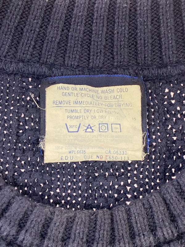 【中古品】【メンズ】 WOOLRICH ウールリッチ 80's KNIT 80年代 USA製 ニット トップス 146-250809-yn-28-min サイズ：XL カラー：ネイビー 万代Net店