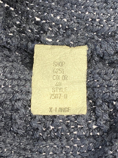 【中古品】【メンズ】 WOOLRICH ウールリッチ 80's KNIT 80年代 USA製 ニット トップス 146-250809-yn-28-min サイズ：XL カラー：ネイビー 万代Net店