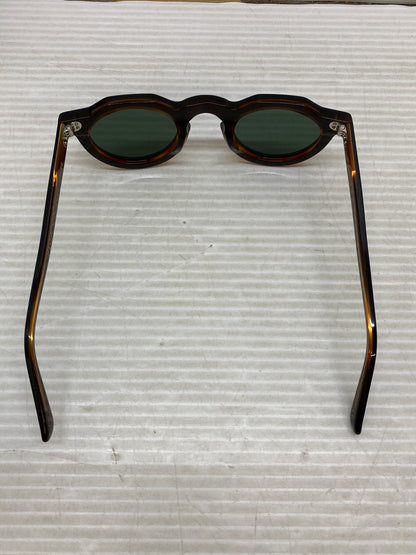 【中古品】【メンズ/レディース】 LESCA COL.0030 PICA SUNGLASSES レスカ ピカ サングラス アイウェア 203-250808-yn-04-min サイズ：44-26 カラー：フレーム：ネイビー/ブラウン 万代Net店