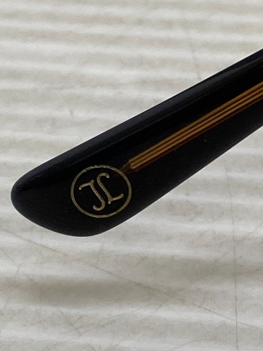 【中古品】【メンズ/レディース】 LESCA COL.0030 PICA SUNGLASSES レスカ ピカ サングラス アイウェア 203-250808-yn-04-min サイズ：44-26 カラー：フレーム：ネイビー/ブラウン 万代Net店