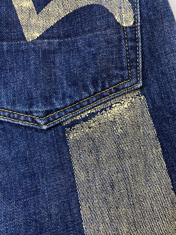 【中古品】【メンズ】 EVISU エヴィス DENIM PANTS LOT2001 ビッグカモメデニムパンツ ボトムス 156-250809-yn-09-min サイズ：30×35 カラー：インディゴ 万代Net店