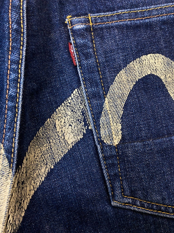 【中古品】【メンズ】 EVISU エヴィス DENIM PANTS LOT2001 ビッグカモメデニムパンツ ボトムス 156-250809-yn-09-min サイズ：30×35 カラー：インディゴ 万代Net店