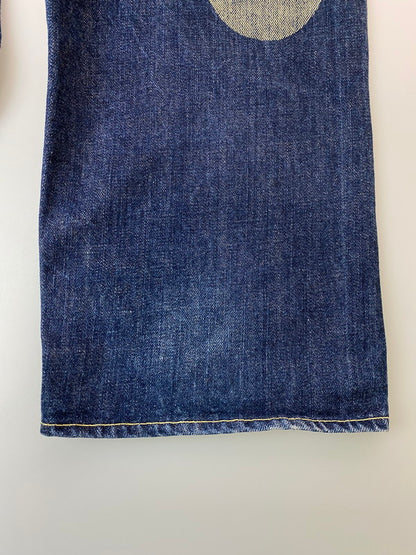 【中古品】【メンズ】 EVISU エヴィス DENIM PANTS LOT2001 ビッグカモメデニムパンツ ボトムス 156-250809-yn-09-min サイズ：30×35 カラー：インディゴ 万代Net店