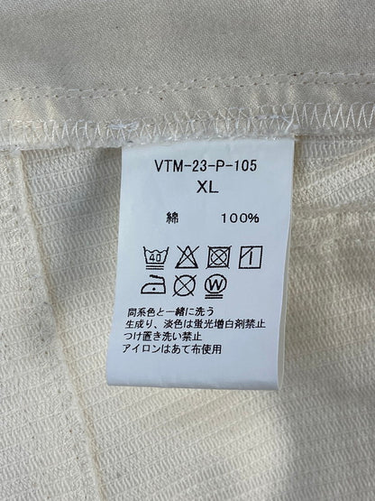 【中古品】【メンズ】 VICTIM&CO. CORDUROY BAGGY SLACKS VTM-23-P-105 ヴィクティム コーデュロイ バギー スラックス パンツ ボトムス 151-250809-yn-31-min サイズ：XL カラー：アイボリー 万代Net店