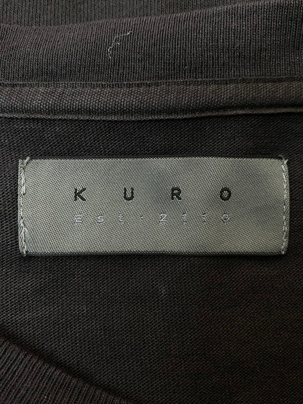 【中古品】【メンズ】 KURO USED DYED L/S TEE クロ ロングスリーブTシャツ 長袖Tシャツ トップス 140-250809-yn-20-min カラー：ダークグレー 万代Net店