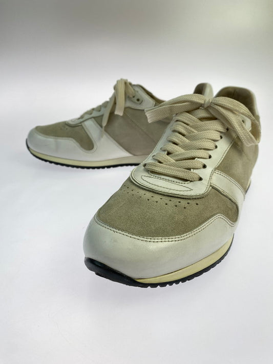 【中古品】【メンズ】 ZESPA ゼスパ LEATHER SNEAKER レザー スニーカー 靴 162-250807-jt-19-min サイズ：41 カラー：グレー/ホワイト 万代Net店