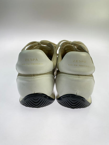 【中古品】【メンズ】 ZESPA ゼスパ LEATHER SNEAKER レザー スニーカー 靴 162-250807-jt-19-min サイズ：41 カラー：グレー/ホワイト 万代Net店