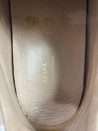 【中古品】【メンズ】 ZESPA ゼスパ LEATHER SNEAKER レザー スニーカー 靴 162-250807-jt-19-min サイズ：41 カラー：グレー/ホワイト 万代Net店