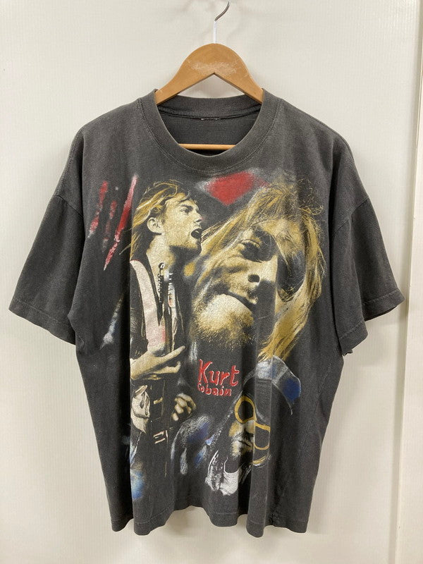 【現状渡し品】【メンズ】 NIRVANA ニルヴァーナ 00S GRUNGE IS DEAD BOOTLEG TEE ショートスリーブ 146-250817-AS-9-min カラー：グレー 万代Net店