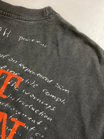 【現状渡し品】【メンズ】 NIRVANA ニルヴァーナ 00S GRUNGE IS DEAD BOOTLEG TEE ショートスリーブ 146-250817-AS-9-min カラー：グレー 万代Net店