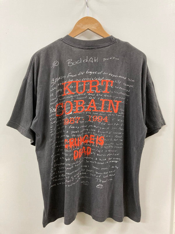 【現状渡し品】【メンズ】 NIRVANA ニルヴァーナ 00S GRUNGE IS DEAD BOOTLEG TEE ショートスリーブ 146-250817-AS-9-min カラー：グレー 万代Net店