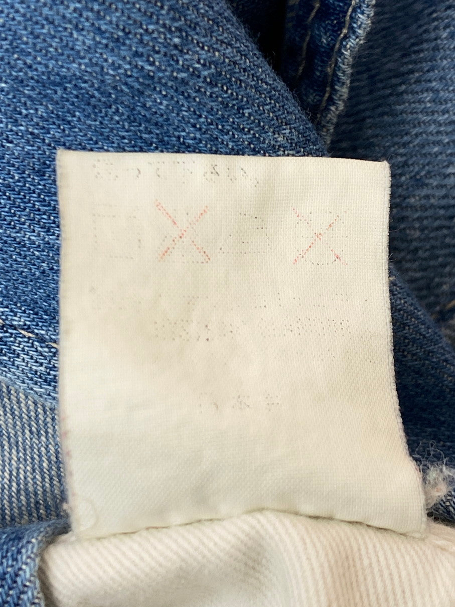 【現状渡し品】【メンズ】 HYSTERIC GLAMOUR ヒステリックグラマー 初期タグ OVERALL オーバーオール デニム ボトムス ワッペン オールインワン つなぎ 151-251029-em-34-min サイズ：FREE カラー：インディゴブルー 万代Net店