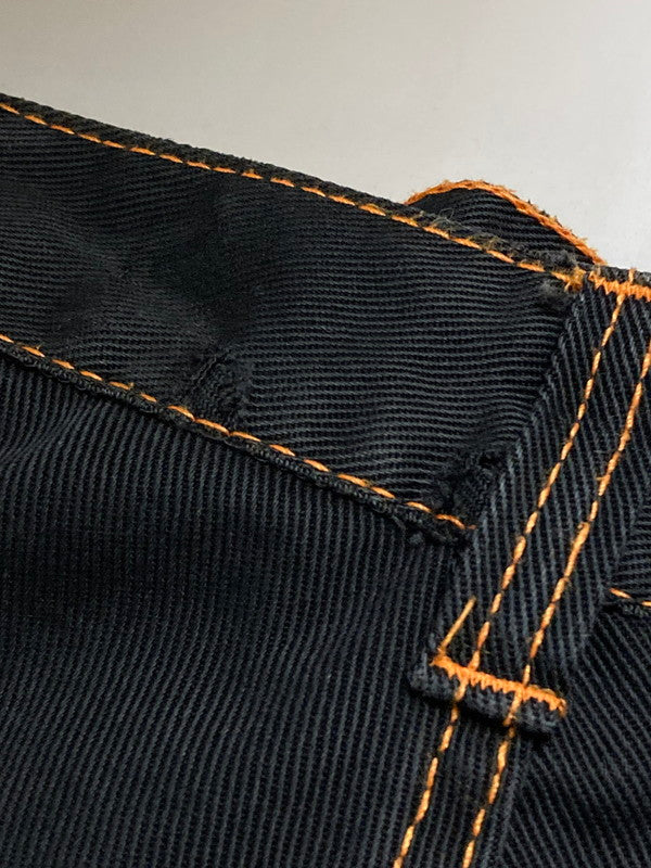 【現状渡し品】【メンズ】 30 DEGREES BELOW PRO-TEC BLACK DENIM PANTS デニムパンツ ボトムス 157-250817-AS-19-min サイズ：42 カラー：ブラック/オレンジ 万代Net店