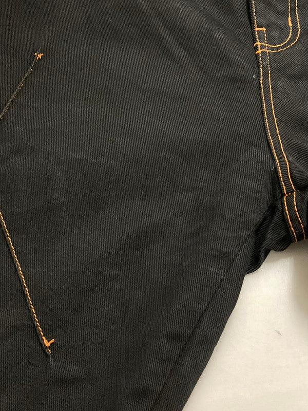 【現状渡し品】【メンズ】 30 DEGREES BELOW PRO-TEC BLACK DENIM PANTS デニムパンツ ボトムス 157-250817-AS-19-min サイズ：42 カラー：ブラック/オレンジ 万代Net店