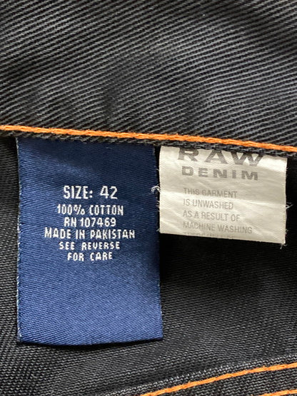 【現状渡し品】【メンズ】 30 DEGREES BELOW PRO-TEC BLACK DENIM PANTS デニムパンツ ボトムス 157-250817-AS-19-min サイズ：42 カラー：ブラック/オレンジ 万代Net店