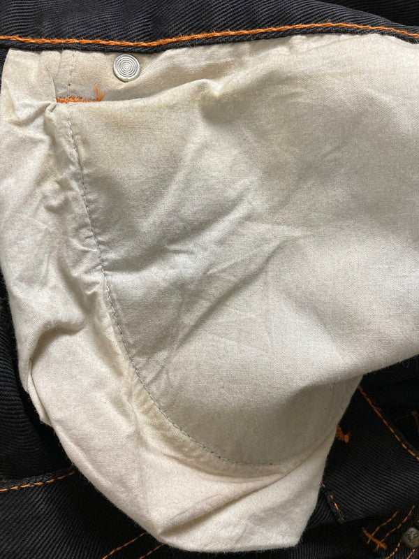 【現状渡し品】【メンズ】 30 DEGREES BELOW PRO-TEC BLACK DENIM PANTS デニムパンツ ボトムス 157-250817-AS-19-min サイズ：42 カラー：ブラック/オレンジ 万代Net店