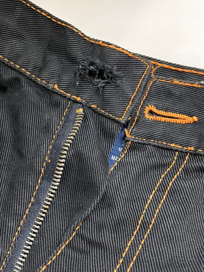 【現状渡し品】【メンズ】 30 DEGREES BELOW PRO-TEC BLACK DENIM PANTS デニムパンツ ボトムス 157-250817-AS-19-min サイズ：42 カラー：ブラック/オレンジ 万代Net店