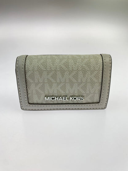 【中古品】【レディース】 Michael Kors マイケルコース 35F3STVP5V 日本限定 JET SET TRAVEL キーケース スモール - MKシグネチャー 201-250821-ks-19-min カラー：グレー 万代Net店