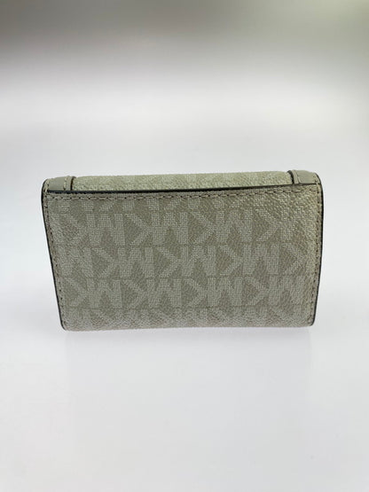 【中古品】【レディース】 Michael Kors マイケルコース 35F3STVP5V 日本限定 JET SET TRAVEL キーケース スモール - MKシグネチャー 201-250821-ks-19-min カラー：グレー 万代Net店