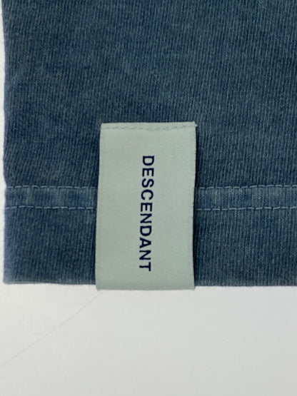 【中古品】【メンズ】 DESCENDANT ディセンダント MILITIA LAYERD TEE 201ATDS-CSM16 ミリティア レイヤード Tシャツ トップス 142-250818-jt-03-min サイズ：2 カラー：ブルーグレー 万代Net店