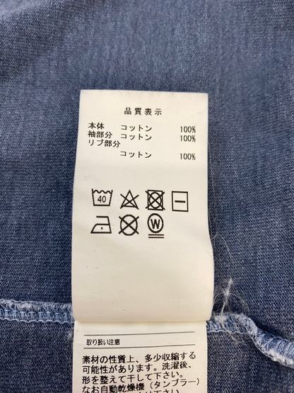 【中古品】【メンズ】 DESCENDANT ディセンダント MILITIA LAYERD TEE 201ATDS-CSM16 ミリティア レイヤード Tシャツ トップス 142-250818-jt-03-min サイズ：2 カラー：ブルーグレー 万代Net店
