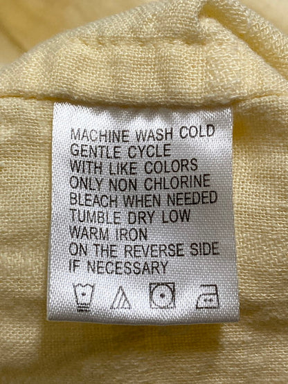 【中古品】【メンズ】 GEORGE ショージ LINEN BLEND SHIRT リネンブレンドシャツ ショートスリーブ 146-250817-AS-5-min サイズ：XL カラー：イエロー 万代Net店
