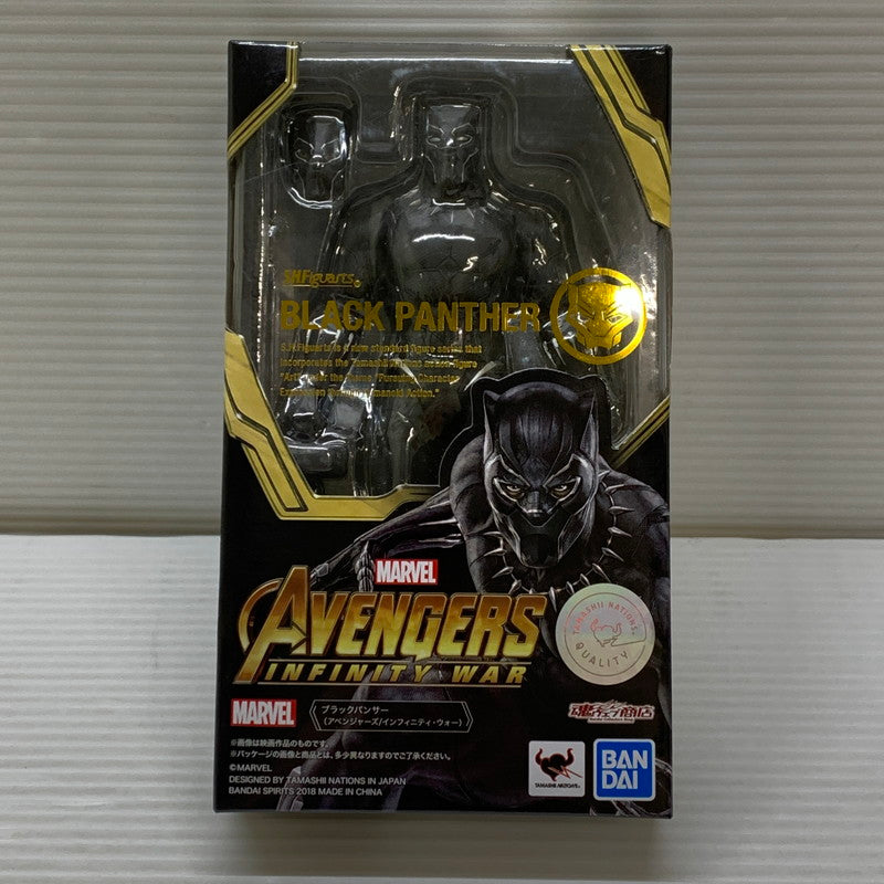 【中古品】 S.H.Figuarts ブラックパンサー　(アベンジャーズ インフィニティ・ウォー) 魂ウェブ商店 フィギュア アメコミ バンダイ 055-260407-em-29-min 万代Net店