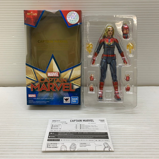 【中古品】 S.H.フィギュアーツ キャプテン・マーベル 魂ウェブ商店 フィギュア アメコミ 055-260407-em-27-min 万代Net店