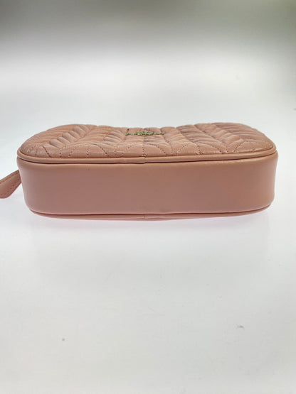【中古品】【レディース】 COACH コーチ QUILTED LEATHER CONVERTIBLE WAIST BAG F73384 キルテッド レザー コンバーチブル ウエストバッグ カバン 180-250906-kk-03-min カラー：ピンク 万代Net店