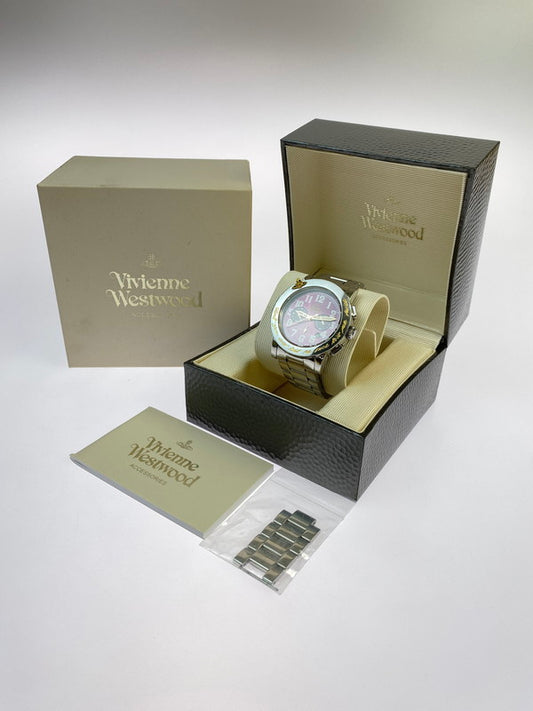 【LIFTる。景品】【中古品】【レディース】 Vivienne Westwood ヴィヴィアンウエストウッド VW-20C9 KISS ME ONCE クウォーツウォッチ 腕時計 197-250820-ks-40-min カラー：シルバー 万代Net店