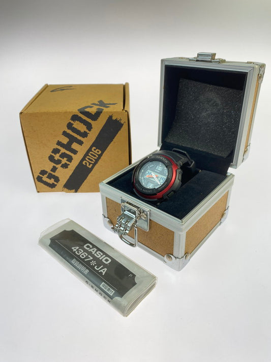 【中古品】【メンズ】 G-SHOCK ジーショック G-314RL-4AJR FIRE PACKAGE06 ANALOG-DIGITAL WATCH 腕時計 196-250820-ks-34-min カラー：ブラック/レッド 万代Net店
