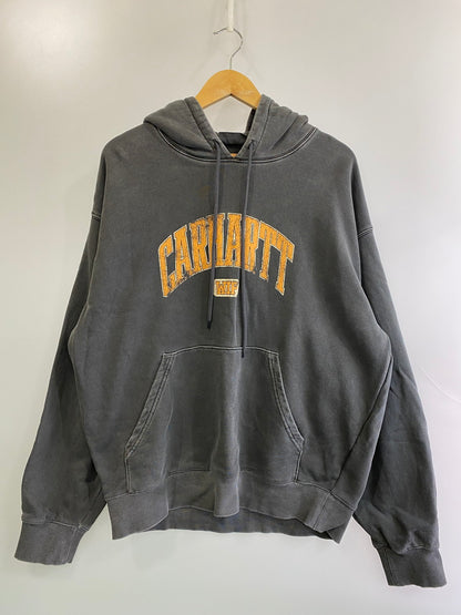 【中古品】【メンズ】 CARHARTT WIP カーハート ダブリューアイピー 80331.24TR005352.1124 HOODED LIBRARY SWEAT HOODIE スウェット フーディ 142-250816-ks-05-min サイズ：M カラー：グレー 万代Net店