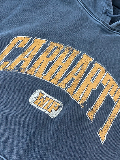 【中古品】【メンズ】 CARHARTT WIP カーハート ダブリューアイピー 80331.24TR005352.1124 HOODED LIBRARY SWEAT HOODIE スウェット フーディ 142-250816-ks-05-min サイズ：M カラー：グレー 万代Net店