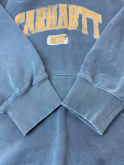 【中古品】【メンズ】 CARHARTT WIP カーハート ダブリューアイピー 80331.24TR005352.1124 HOODED LIBRARY SWEAT HOODIE スウェット フーディ 142-250816-ks-05-min サイズ：M カラー：グレー 万代Net店