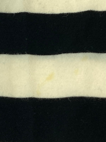 【中古品】【メンズ】 SAINT LAURENT PARIS サンローランパリ 360062 Y2FJ1 14AW 切替ボーダーSS TEE ショートスリーブ 141-250817-AS-30-min サイズ：L カラー：ブラック/ホワイト 万代Net店