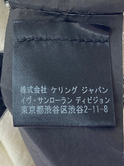 【中古品】【メンズ】 SAINT LAURENT PARIS サンローランパリ 360062 Y2FJ1 14AW 切替ボーダーSS TEE ショートスリーブ 141-250817-AS-30-min サイズ：L カラー：ブラック/ホワイト 万代Net店