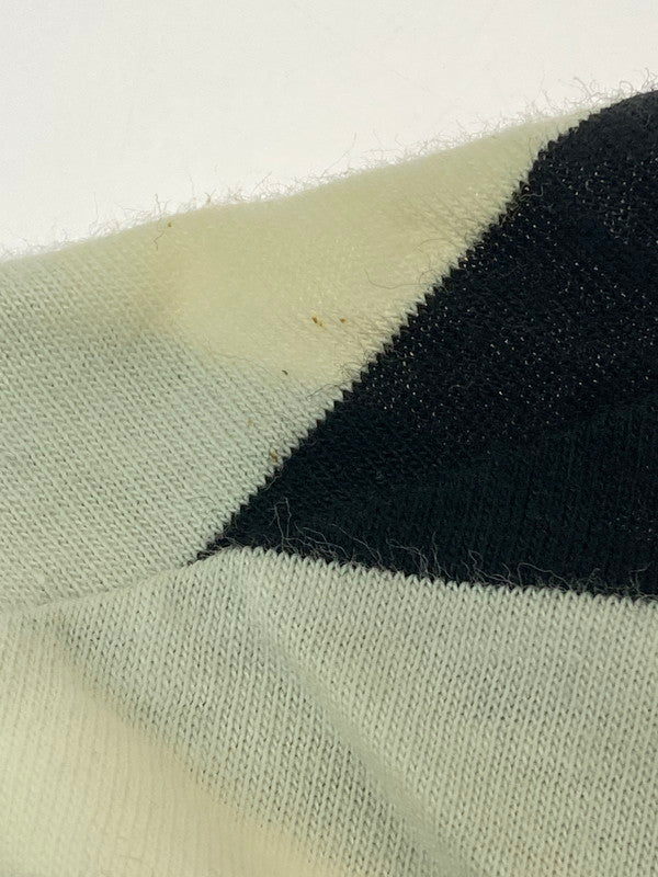 【中古品】【メンズ】 SAINT LAURENT PARIS サンローランパリ 360062 Y2FJ1 14AW 切替ボーダーSS TEE ショートスリーブ 141-250817-AS-30-min サイズ：L カラー：ブラック/ホワイト 万代Net店