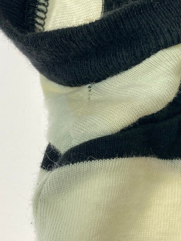 【中古品】【メンズ】 SAINT LAURENT PARIS サンローランパリ 360062 Y2FJ1 14AW 切替ボーダーSS TEE ショートスリーブ 141-250817-AS-30-min サイズ：L カラー：ブラック/ホワイト 万代Net店