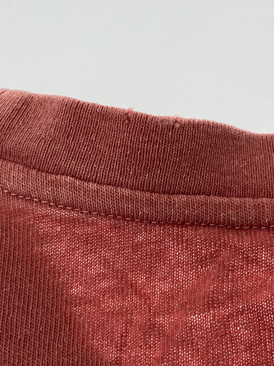 【現状渡し品】【メンズ】 SAINT LAURENT PARIS サンローランパリ TY53 531185 YB2WG 18AW LOGO PRINT TEE Tシャツ トップス 141-250816-ks-02-min サイズ：L カラー：ピンク 万代Net店