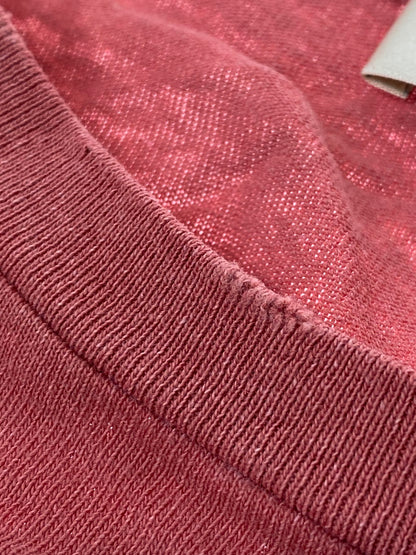 【現状渡し品】【メンズ】 SAINT LAURENT PARIS サンローランパリ TY53 531185 YB2WG 18AW LOGO PRINT TEE Tシャツ トップス 141-250816-ks-02-min サイズ：L カラー：ピンク 万代Net店