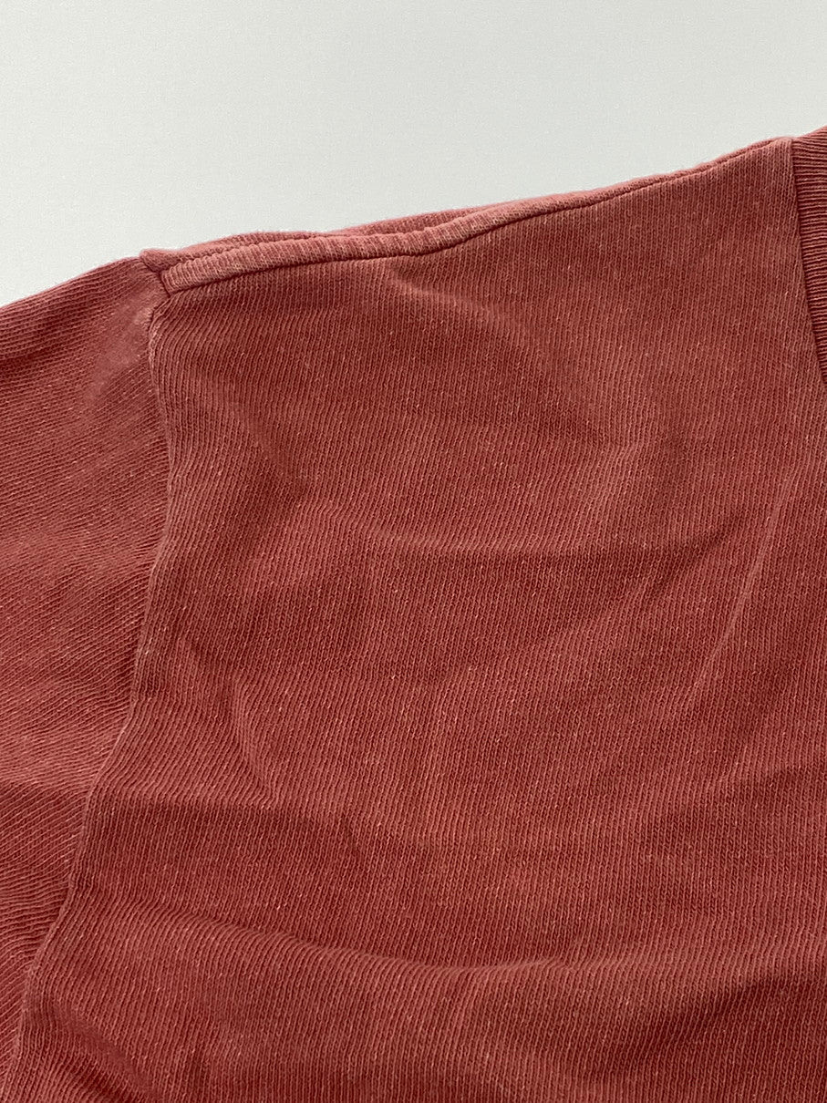 【現状渡し品】【メンズ】 SAINT LAURENT PARIS サンローランパリ TY53 531185 YB2WG 18AW LOGO PRINT TEE Tシャツ トップス 141-250816-ks-02-min サイズ：L カラー：ピンク 万代Net店